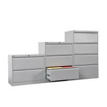 Mingxiu Four Layer Steel Filing Cabinet / 4 Wide Drawer Steel Filing Cabinet